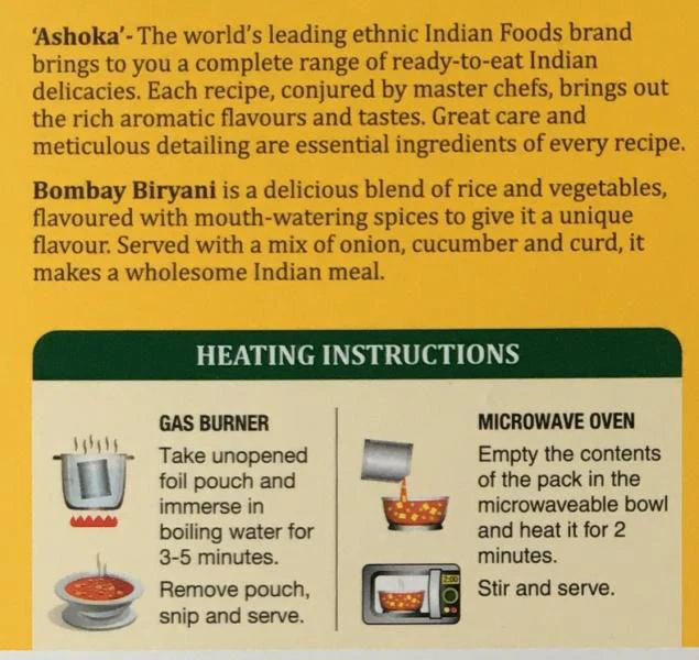 Ashoka Bombay Biryani (280g) - Image 2