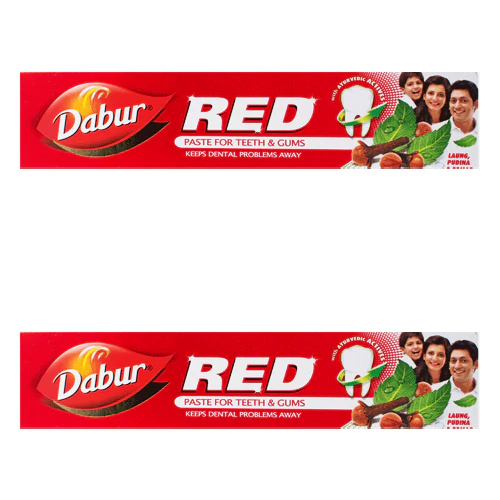 Dabur Herbal Toothpaste - Red (Bundle of 2 x 100ml)