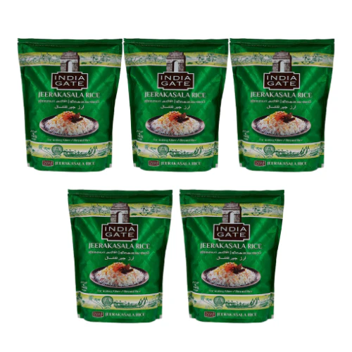 India Gate Jeerakasala Rice (Bundle of 5 x 2kg) - 10kg