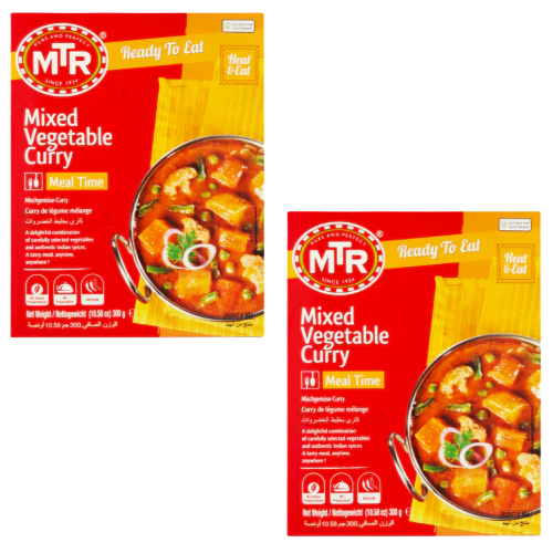 MTR Mixed Vegetable Curry (Bundle of 2 x 300g)