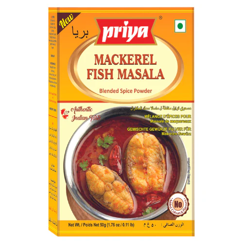 Priya Mackerel Fish Masala Powder (50g) - Sale Item [BBD: 3 May 2026]
