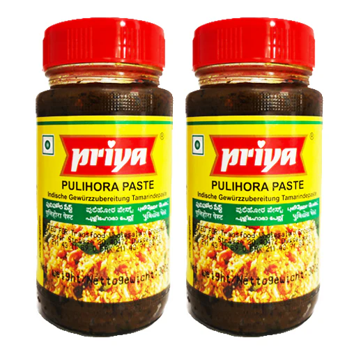 Priya Pulihora Paste (Bundle of 2 x 300g)