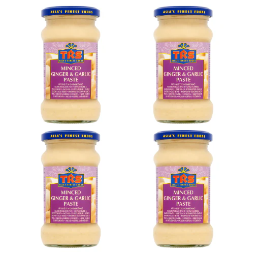 TRS Minced Ginger Garlic Paste (Bundle of 4 x 300g)